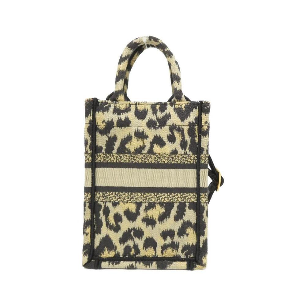 Dior Christian Tote Book Vertical Bag Black